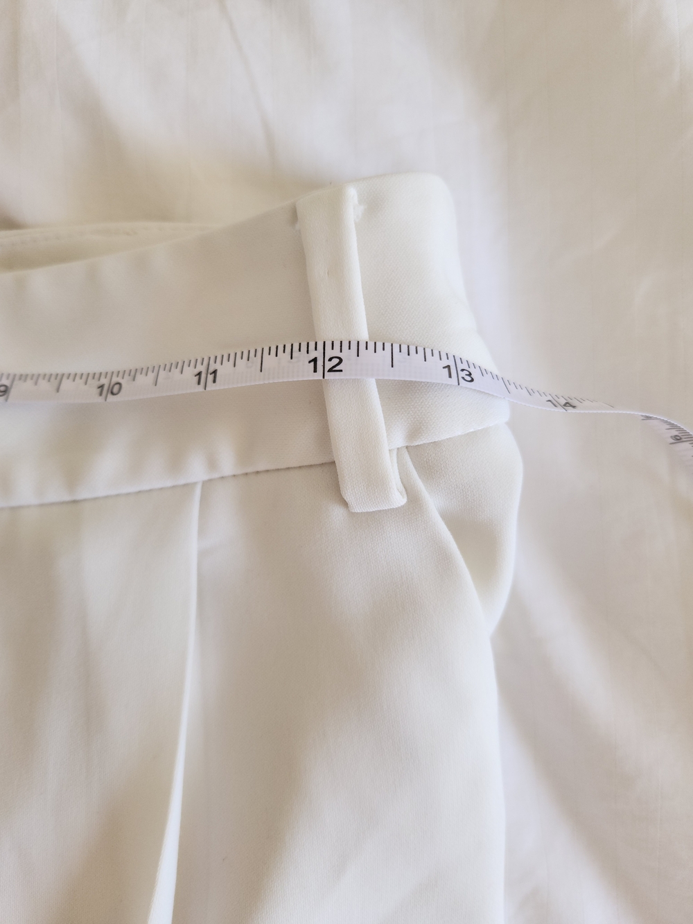Sally LaPointe Ivory Tailored Trousers - Picture 8 of 10